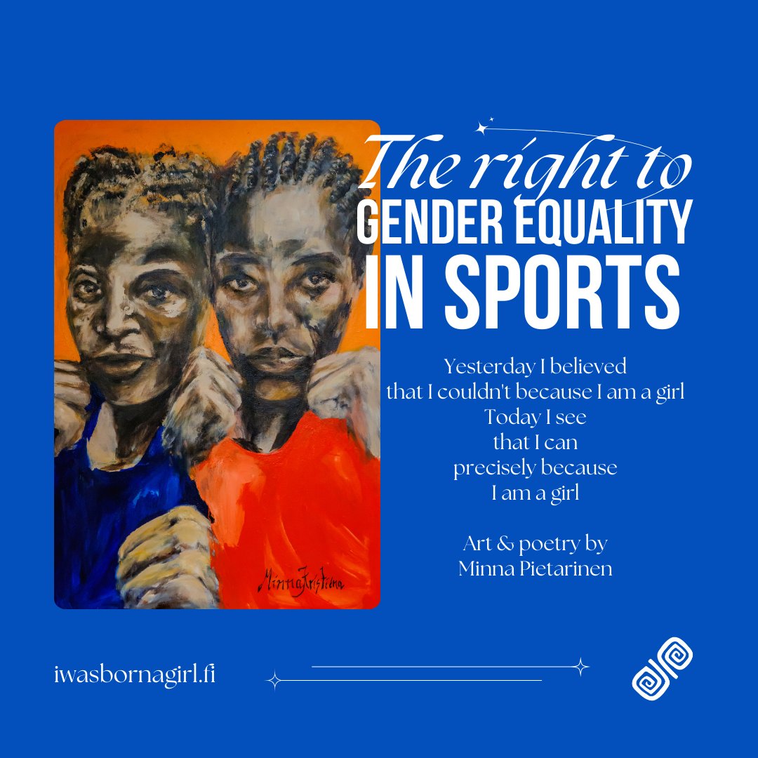 Meet Alcinda Panguana & Rady Gramane, two pioneering boxers redefining Mozambique's sports scene. With @MinnaPietarinen's art & poem, we celebrate their journey & champion #GenderEquality in #Sports. Let's build a brighter future for #WomeninSports. #IWasBornAGirl @ulkoministerio