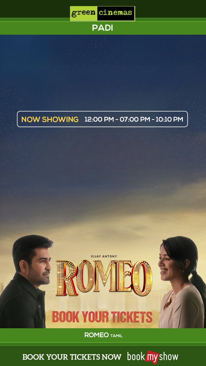 A story of a 35-year-old-virgin. #Romeo is Now Playing at #GreenCinemas Padi 🌹 Get Your Tix 🎟️: bit.ly/Greencinemaspa… #RomeoAtGreenCinemas
