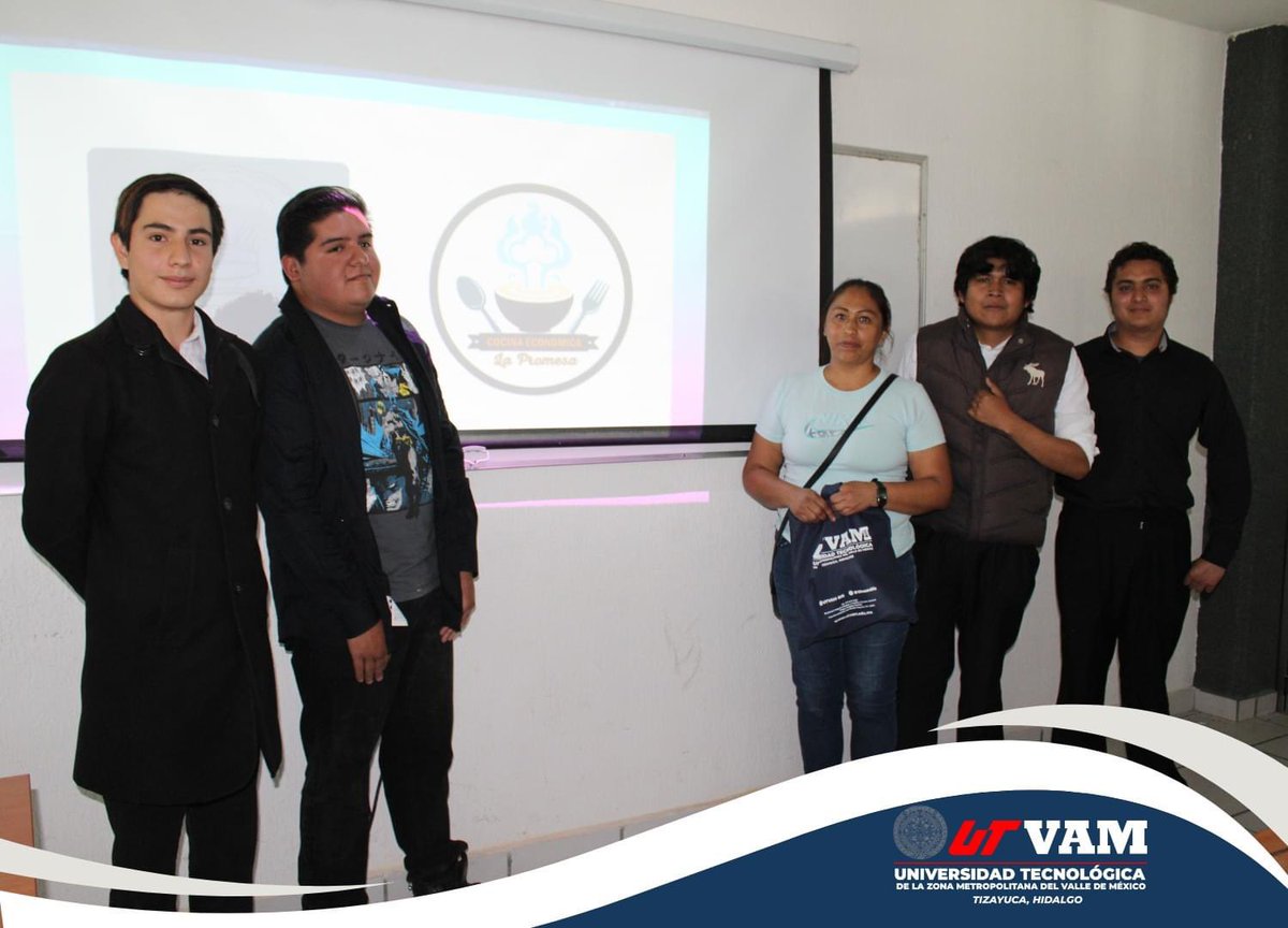 Estudiantes de la carrera de Ingeniería Entornos Virtuales y Negocios Digitales del séptimo cuatrimestre, presentaron proyecto de producción audiovisual en apoyo a la Cocina Econimoca 'La Promesa', establecimiento ubicado en Tizayuca, Hidalgo. #SomosUTVAMtizayuca