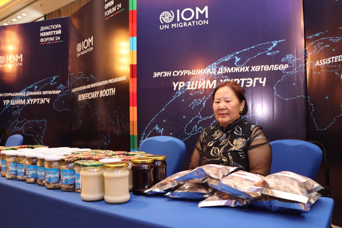@UNRCMongolia emphasized the vital role of the 🇲🇳diaspora and returnees in the country's economy and development, leveraging skills and expertise at the Diaspora Open Forum by @IOMMongolia. 210K+ Mongolians abroad sent $536M in remittances by 2020, contributing to 🇲🇳's economy.