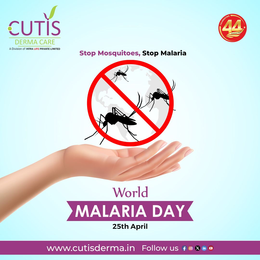 Let's unite to beat malaria! 🌍💪 On this World Malaria Day, let's raise awareness, take action, and protect lives.

#cutisdermacare #worldmalariaday #worldmalariaday2024 #malariaday #malariaday2024 #malaria #malariafree #malariaawareness #stopmosquitoes #stopmalaria