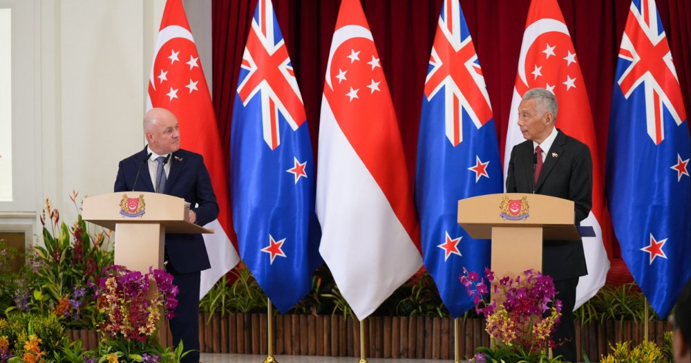 PM Lee & New Zealand PM Christopher Luxon want to 'elevate' relationship bit.ly/3TX1z2N