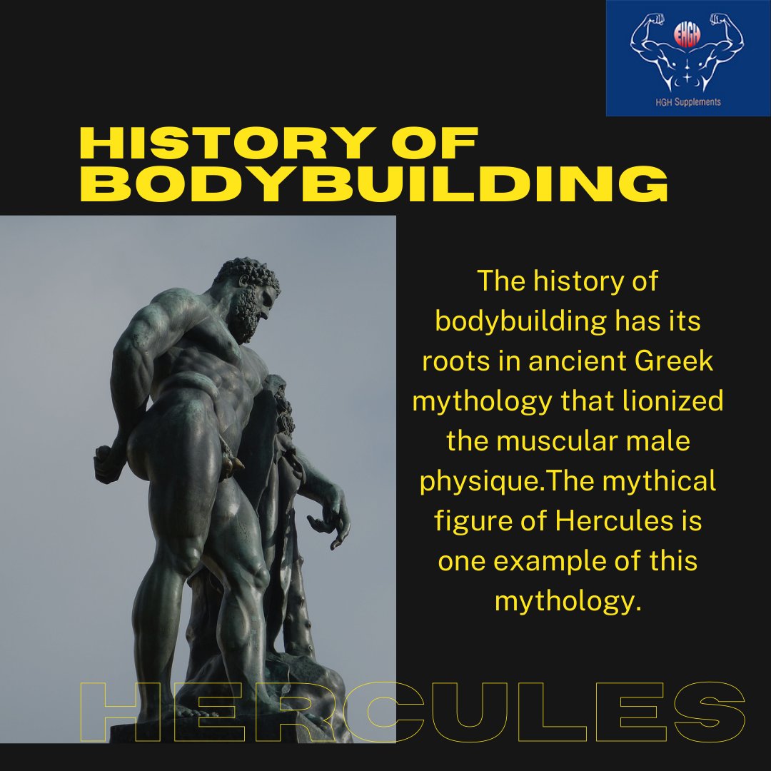 eHGHCom's tweet photo. The history of bodybuilding has its roots in ancient Greek mythology that lionized the muscular male physique.

Please LIKE &amp; SHARE and support us on this exciting new journey!

#bodybuildinghistory #gym #hgh #musclesupplements #bodybuildingsupplements https://t.co/2AQFAnBdJb
