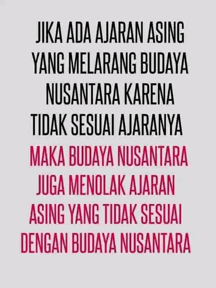 Tita83079013's tweet photo. Menerima ajaran asing dengan tetap memegang nilai-nilai budaya yang ada akan membawa dampak positif untuk kemajuan bangsa kita. https://t.co/mypwQY9P4W