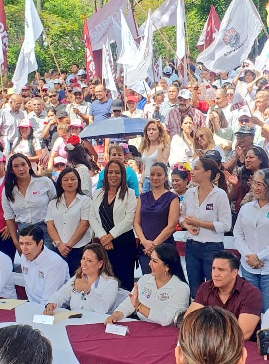 Inician 45 días de campaña. Acompañe a  la candidata de la Coalicion Sigamos haciendo historia por Cuernavaca en el arranque de esta etapa. #VotaPES #PESesPaz #VamosConTodo