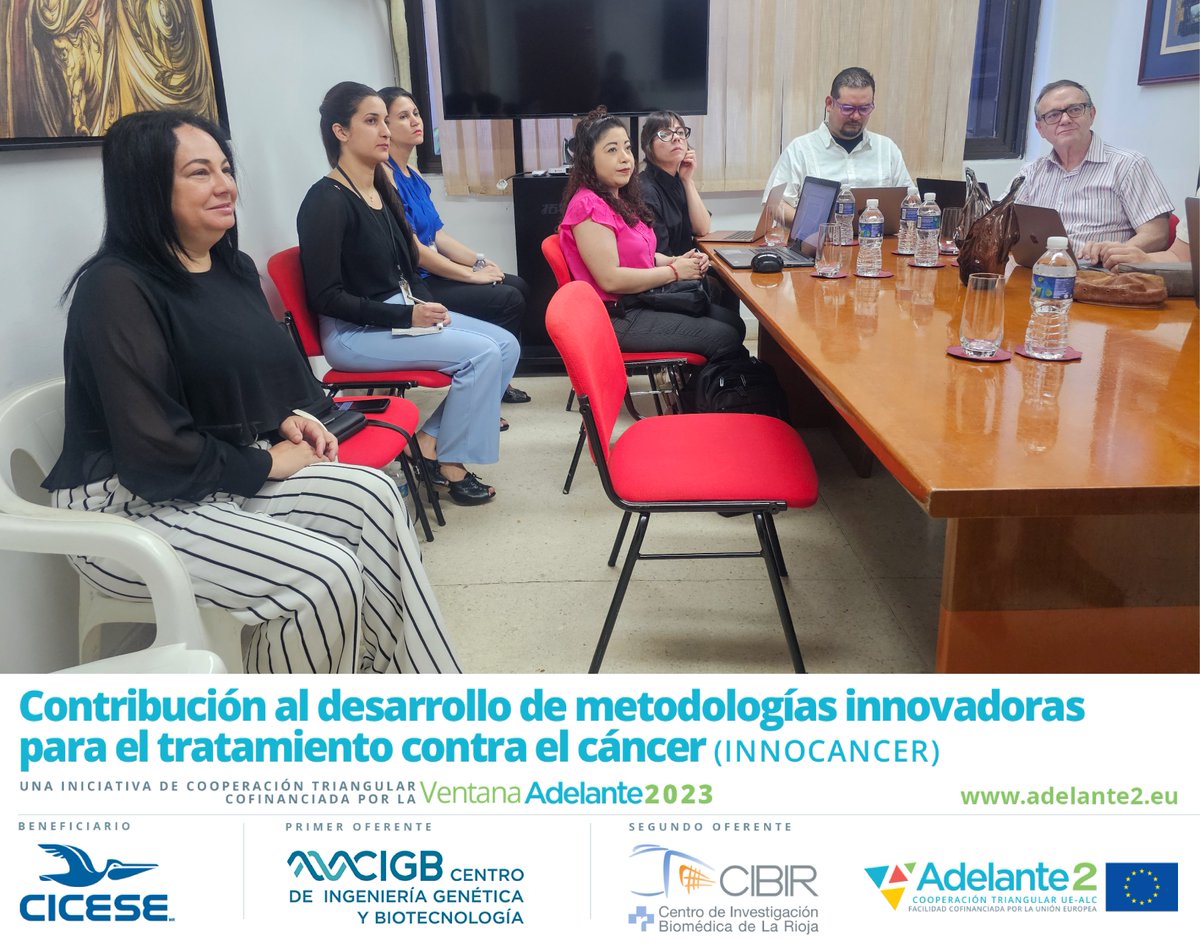 CIGBCuba's tweet photo. El MSc. Oscar Rivas presentó a los integrantes de #Innocancer las funciones de la DIID – OTC: Oficina de Transferencia del Conocimiento. Cómo funcionan la gestión, los procedimientos de la propiedad intelectual y la Transferencia de Tecnología en #CICESE. https://t.co/2AJXteuf2z