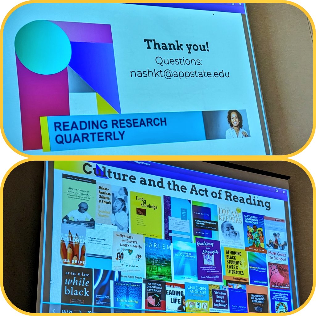 emytomita's tweet photo. #AERA2024 The Children Come Full: Toward Cultural Sustenance in Early Literacy Context #TheoryIntoPractice Example #art #diversetext #choicereading #supportiveprincipal #higherEdPartnership Looking forward to reading this article @KellyBCartwrig1 @AERA_EdResearch https://t.co/RXHm0x3zm8
