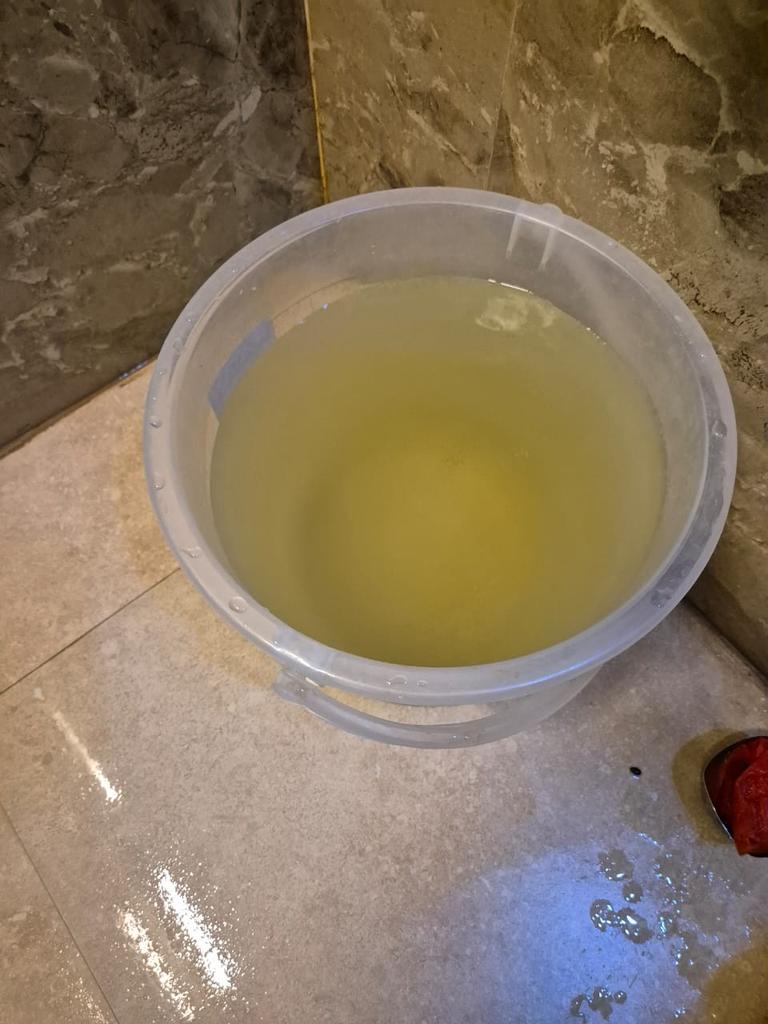 just_a_MangoMan's tweet photo. This is the quality of water we at @VTP_Realty customers are getting. the water is infested with Red #worm , it stinks, it's always muddy. Residents are facing #health and #skin issues and VTP mgmt is not bothered. Forced to live with bad water from tankers. #badwaterinvtp https://t.co/IYzLH0nwAD