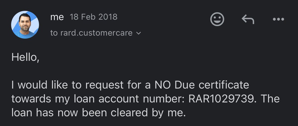 MauritiusDSilva's tweet photo. @KotakBankLtd I cleared my loan in 2018 but still haven't received my No Due Certificate. @KotakCares, can you help expedite this? I've tried reaching out through emails and branch visits but no luck so far. https://t.co/lQ5MLKFJxc