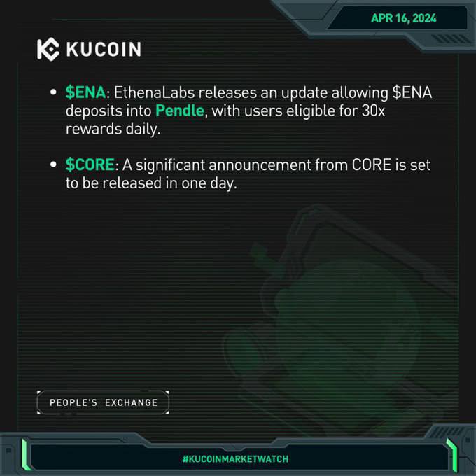 🆕 Lihat berita #crypto teratas hari ini di #KuCoinMarketWatch ⤵️ 🟢 Hong Kong menyetujui #Bitcoin dan #Ethereum ETF spot 🟢 Ketegangan di Timur Tengah meningkat 🟢 Hanya 6 #altcoin, termasuk. $DOGE & $SHIB, mengungguli $BTC dalam 50 token teratas tahun 2024 Cerita mana yang…