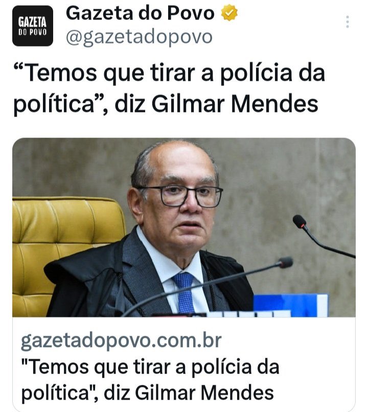 Temos que tirar os políticos da magistratura.