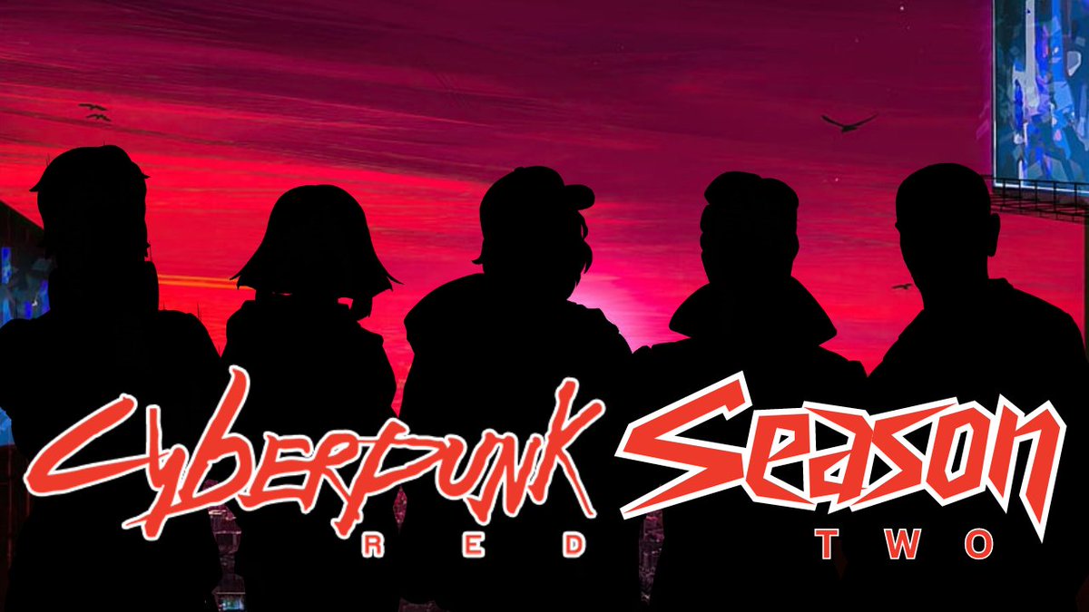 BACK BY POPULAR DEMAND!!! SEASON 2 of Cyberpunk RED!  With returning GM <a href="/yuk0chu/">Yuk0 |⚡🐺 Raiju Vtuber</a> and player <a href="/Terminal_Vtuber/">Terminal VT</a> and new players <a href="/TheNexusCreed/">Nexus</a> and <a href="/KellyOC_ch/">Kelly OC ☢️</a> See you all there on Friday, April 19th 10pm EST chooms! LIKE and RETWEETs are appreciated!