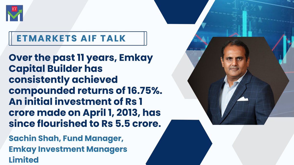 AIF Talk: We are confident that India has reached a pivotal juncture, with a per capita income of $2300 in 2023, poised for a prosperous decade ahead, Sachin Shah, Fund Manager, Emkay Investment Managers tells @kshanand economictimes.indiatimes.com/markets/expert…