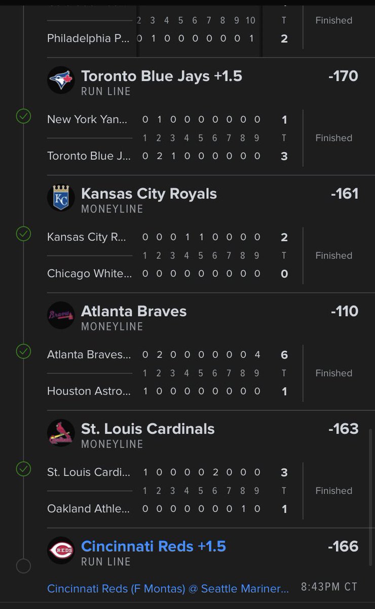 bladdddimir's tweet photo. Good job @Reds !!😊🤬 #GamblingX  #GamblingCommunity  #MLBBets https://t.co/FkiAUqH3gI