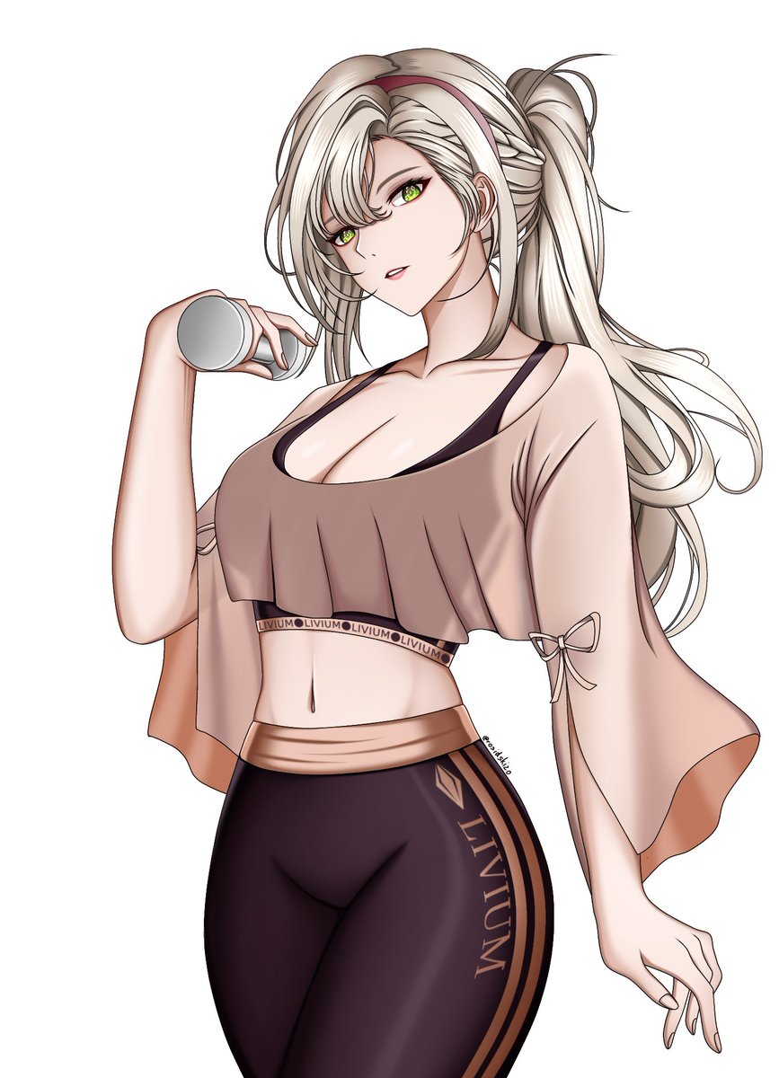 rosidskizo's tweet image. Exercise with Silvia (No background ver.)
Original art by @zeraaxc
.
#ValleriaGallery #silviavalleria #komandan #Vtubers #Vtuberのおともだち募集中 #fanart #anime #digitalart #ArtistOnTwitter #VTuberUprising #Indonesia #VTuberAssets #animegirl #illustration