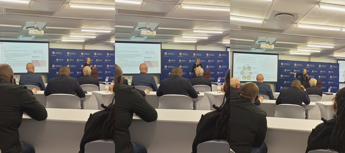 ssymu's tweet photo. Dr Heide Hackmann shares thought provoking reflections on past, present and future of SDG #roleofscience #sustainability #reframingSDGs #AAUN https://t.co/xfBCUjVcA6