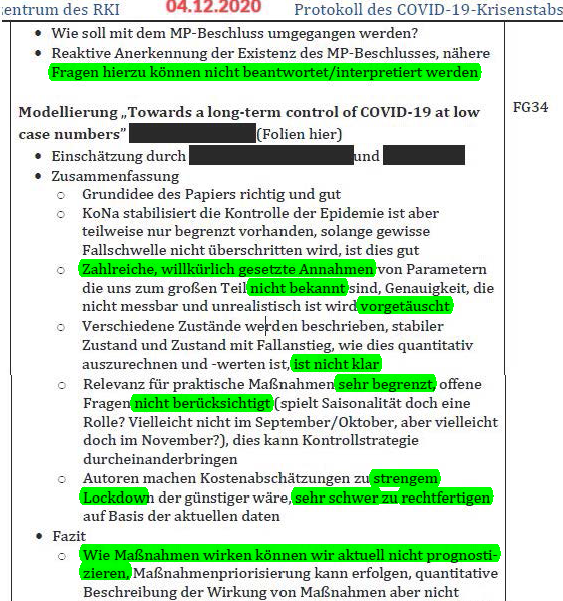 „Folgen Sie der Wissenschaft” • RKI nimmt MPK-Lockdown „reaktiv” zur Kenntnis, • findet die Schockmodelle willkürlich und irreführend • denkt, strenge Lockdowns seien aufgrund der Daten „sehr schwer zu rechtfertigen”. Im Dezember 2020 derselbe Zeitablauf wie zuvor im März:…