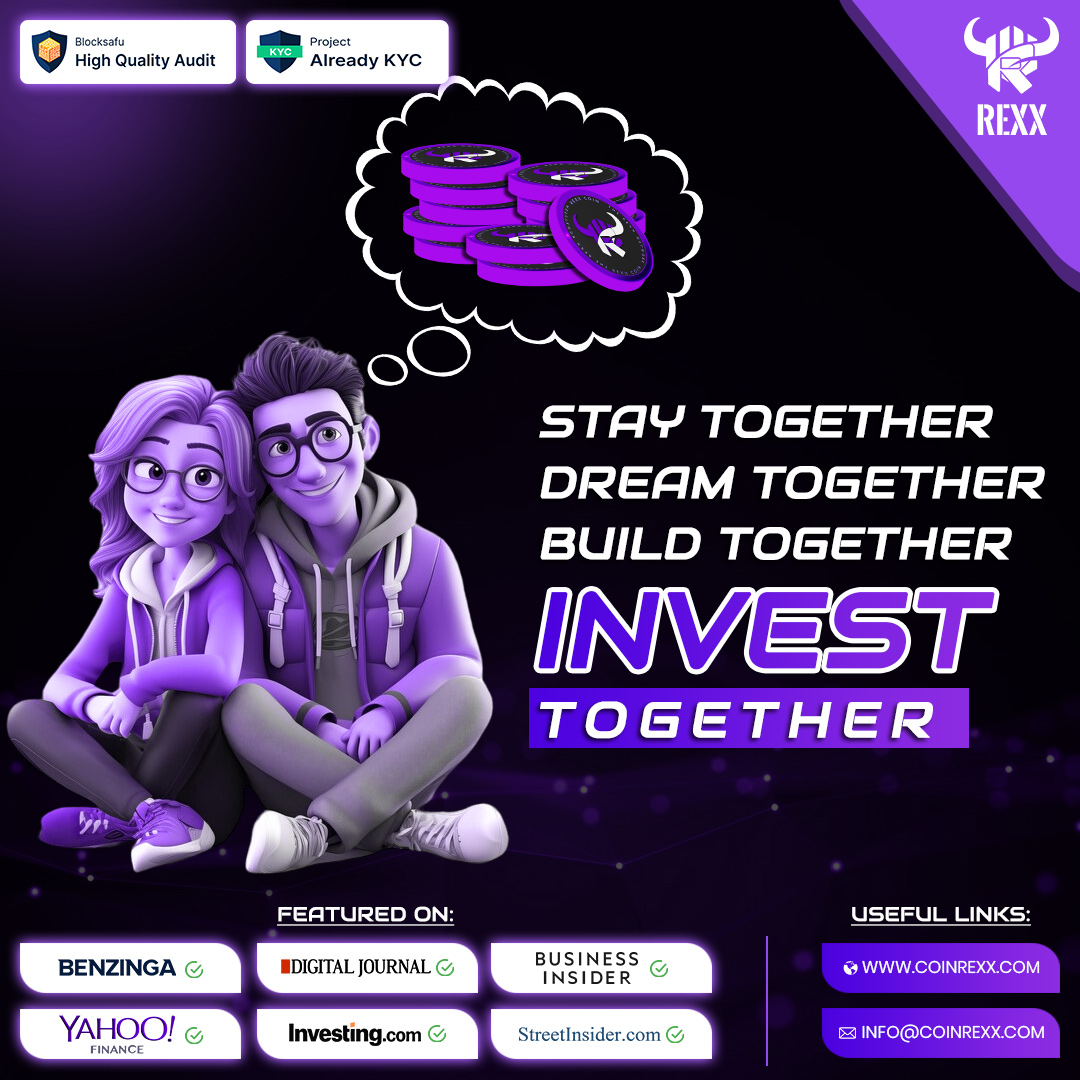 STAY TOGETHER
DREAM TOGETHER
BUILD TOGETHER
#INVEST TOGETHER

INVEST NOW💪🏽
xt.com/en/trade/rexx_…

.

#Trading #Finance #cryptonews #crypto #bitcoinnews #cryptocurrencies #trading #cryptolaunchpad #launchpad #cryptocurrencyisthefuture #CryptoCommunity #cryptoworld #ininvestment…