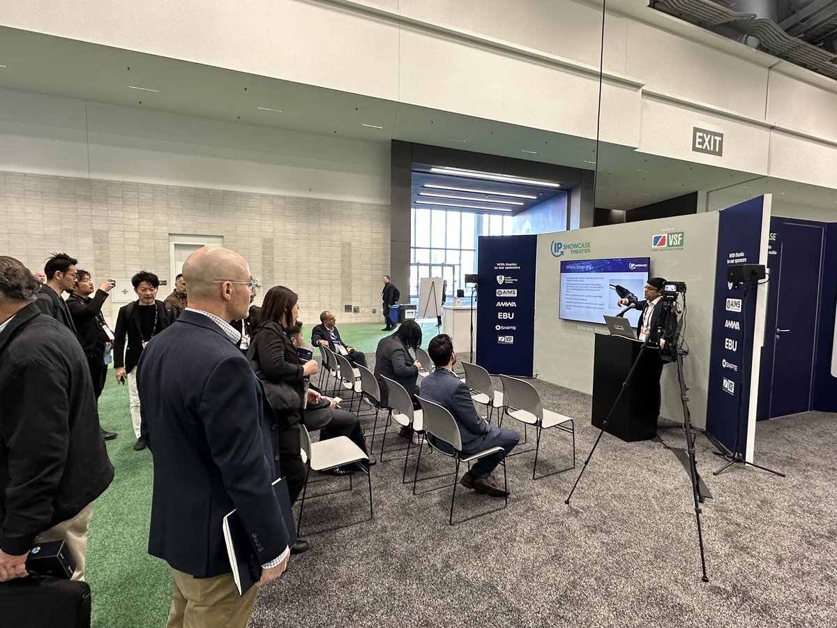 Koji_Oyama's tweet image. #NABShow #IPShowcase でのプレゼン終わりました
とりあえず一安心
引き続き今後の放送プロダクションで細々と活動続けていきます😁👍