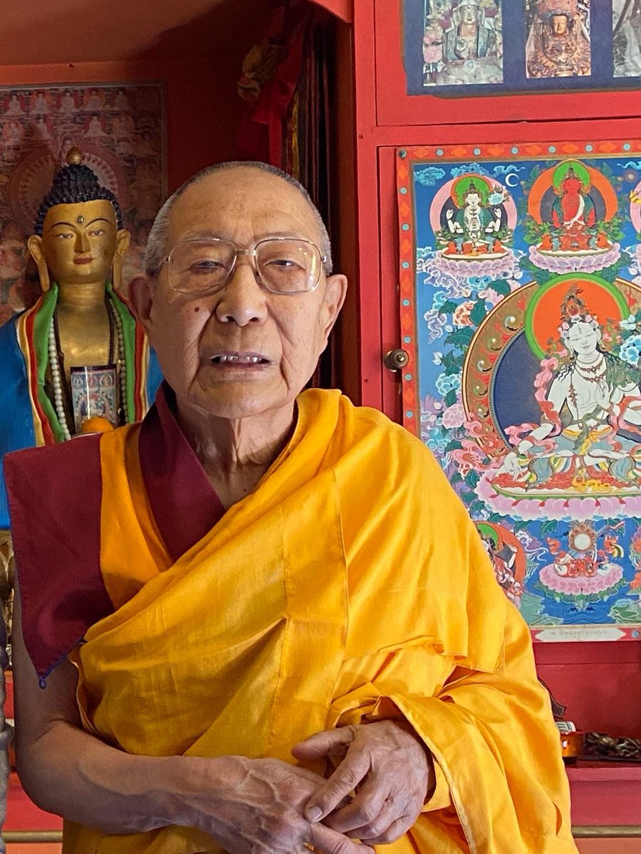 'Time is always passing by very fast. It never rests. It's non-stop. That's why it's important to start practising now and not put it off until tomorrow. We don't know what tomorrow will bring.' The Venerable Panchen Ötrul Rinpoche.