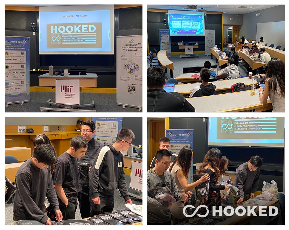 #NewEraofHOOKED #HookedUnitour Hooked X MIT: Tapping into a wealth of knowledge on Web3 with Hooked 2.0 Unitour! 🌟Teaming up with MIT, we've gained unparalleled access to cutting-edge research, renowned faculty, and a wide network of industry connections for the next wave of…