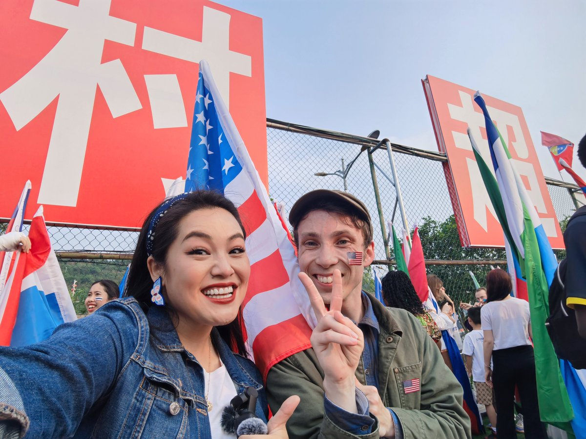 ⚽️Football connects us all! So glad to see everyone is coming to China.❤️

123 students from 43 countries appeared at Cun Chao (Village Football League) in China's Guizhou Province, probably the most football-crazed place in China!
They are all students from Guizhou University,