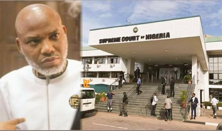 Nigerian Government Obtained illegal Stay of Execution on an already Discharged & Acquitted Warant Without First Obeying the #AppealCourt Verdict. #IPOB Say No To Further Trial of #MaziNnamdiKanu. #FreeNnamdiKanu 
#FreeBiafra 
@PutinDirect @SecBlinken @antonioguterres @hrw @UN