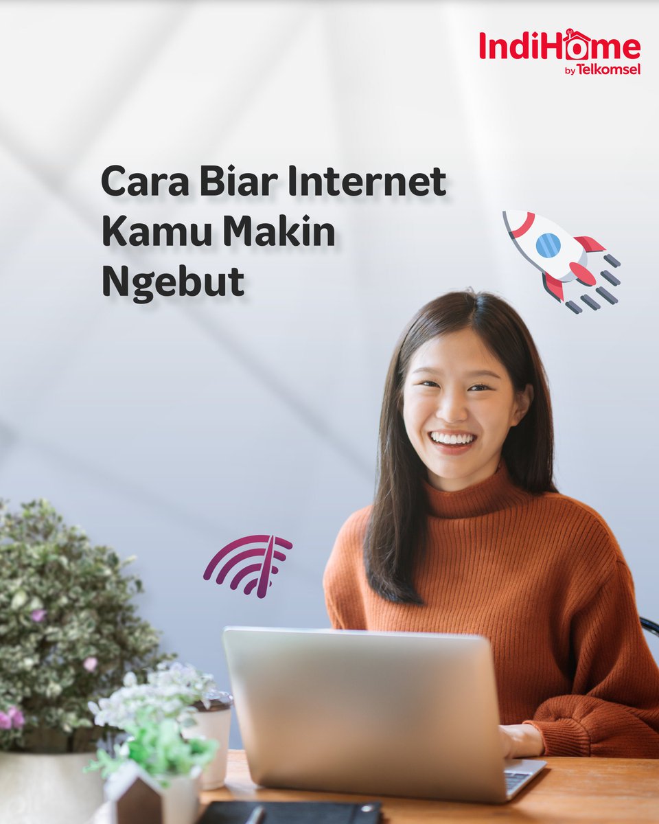 SMGindihome's tweet photo. Sobat, mau tau cara biar internet Kamu makin ngebut? Mimin punya beberapa caranya nih, salah satunya adalah dengan add-on Upgrade Speed! 🤩

#IndiHome #IndiHomebyTelkomsel #UpgradeSpeed #Internet https://t.co/dCfWKkEXlo