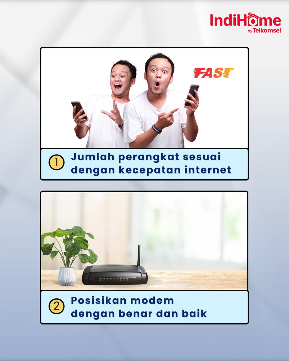 SMGindihome's tweet photo. Sobat, mau tau cara biar internet Kamu makin ngebut? Mimin punya beberapa caranya nih, salah satunya adalah dengan add-on Upgrade Speed! 🤩

#IndiHome #IndiHomebyTelkomsel #UpgradeSpeed #Internet https://t.co/dCfWKkEXlo