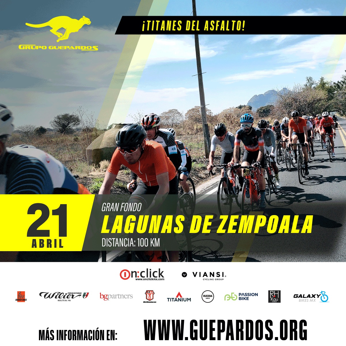 Triple Corona este 21 d abril #GFLagunasDeZempoala Inscripciones Abiertas guepardos.org con 100K  #GFLagunasDeZempoala #GranFondo #GF #CiclismoDeRuta  #MundoCiclista #Ciclismo #Cyclosportive #Mexico #GrupetaGuepardos #Viansi #GuepardosChallenge #RetoGuepardos