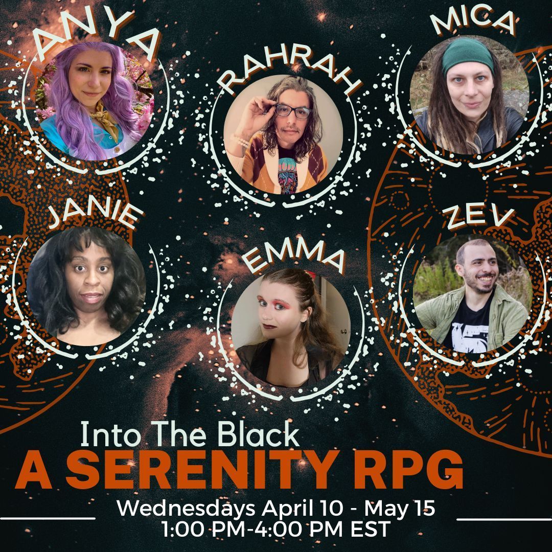 WEDNESDAY: The crew’s new job from a mysterious stranger sends them flying to Ariel, but in the ‘Verse, a job’s never simple. Buckle up, @LaLionneCosplay, @janiepotts7575, @vucarigaming30k, Mica, Emma, and @rahrahstorytime!