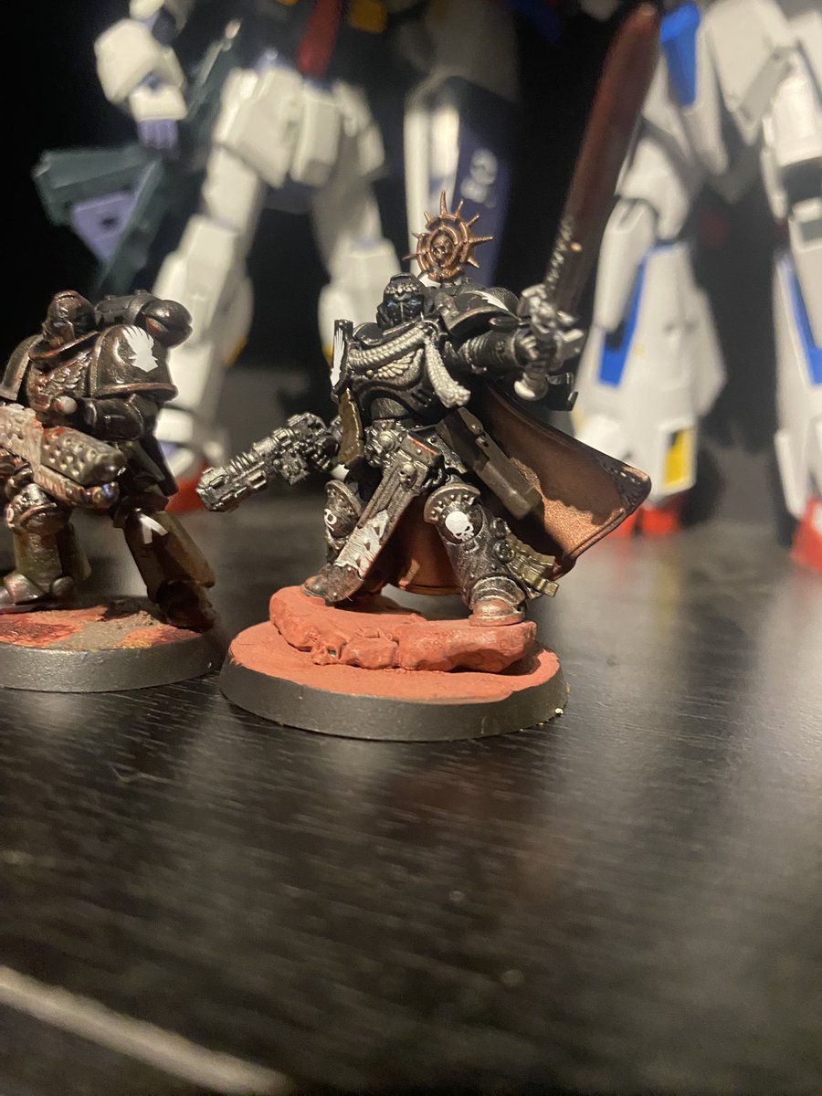 the flesh is weak or something idk anythign about warhammer