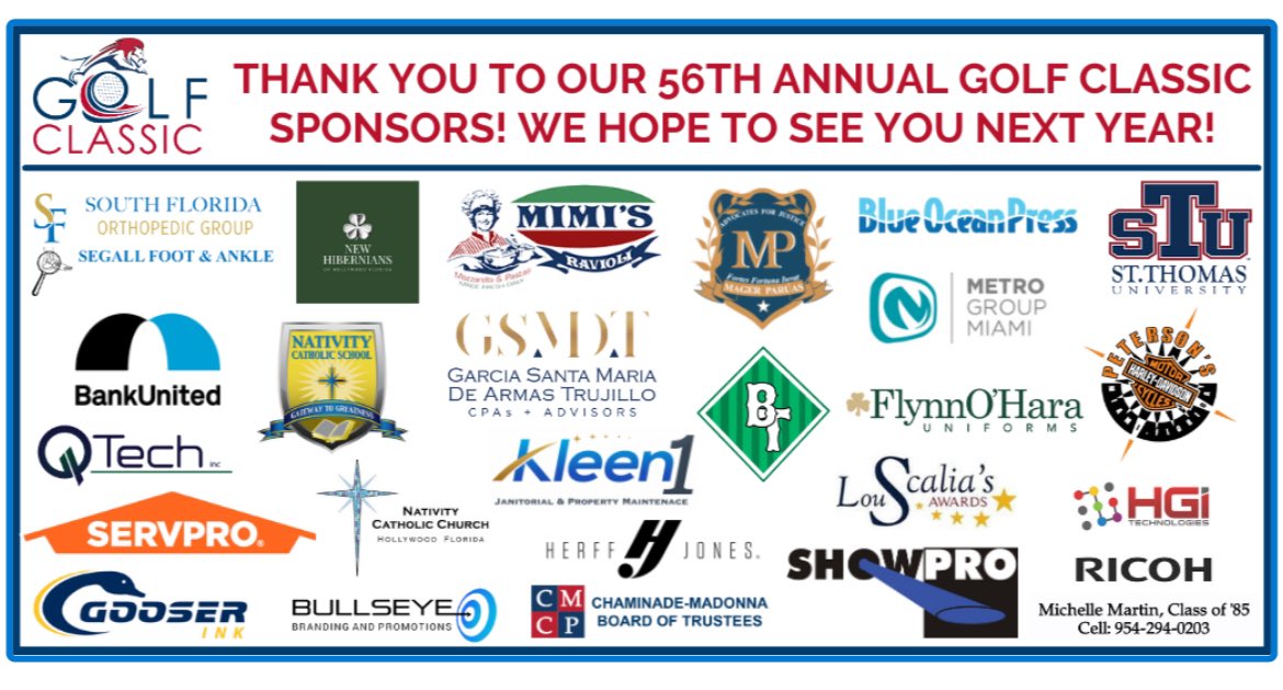 GSMDT was proud to sponsor <a href="/CMLions/">Chaminade-Madonna</a>’s 56th Annual Golf Classic last Friday. 

All of the proceeds from the tournament will benefit the school’s tuition assistance program and the growth of the educational, art, and athletic initiatives. #GSMDT #Education #CMLIONS