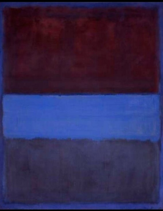 . Robert Musil. 'A man without qualities'. There is nothing more dangerous than peace at any cost. Mark Rothko. N°61 Rust and blue. 1953