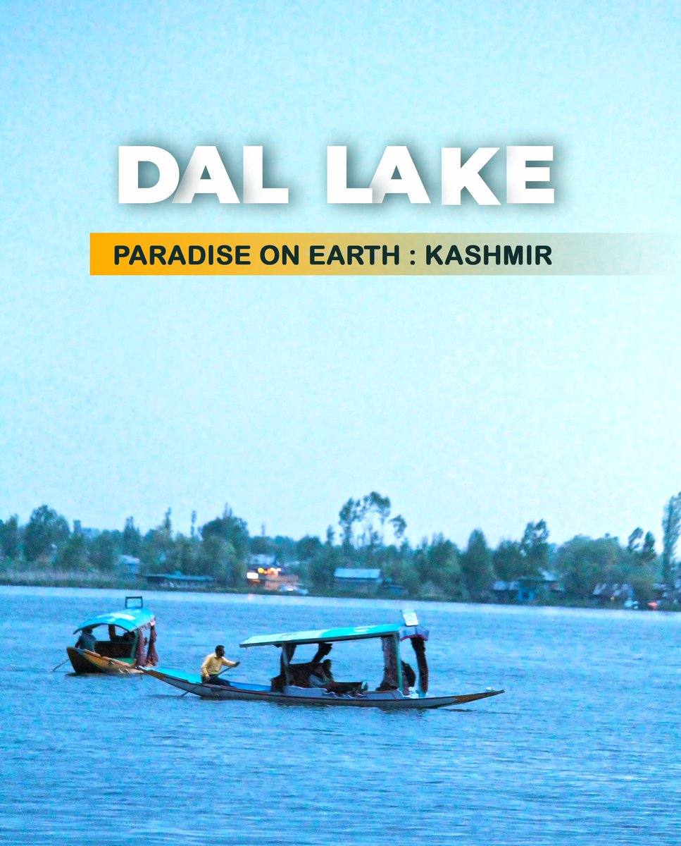 Beautiful view of #DalLake #Srinagar at Evening ✨
.
..
.
.
#tourist @incredibleindia