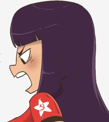 " What- you again?! How many times do I gotta tell you to stop being such a perverted asshole?! "