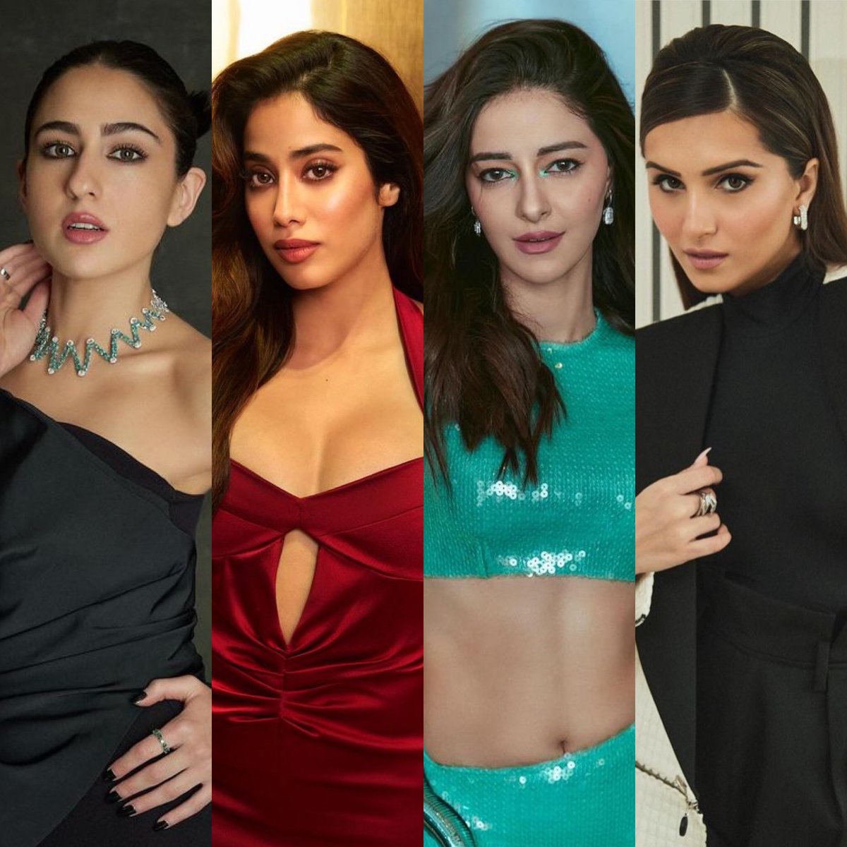 Rank them in order in terms of their acting !! 💫 

#SaraAliKhan #JanhviKapoor #AnanyaPanday #TaraSutaria