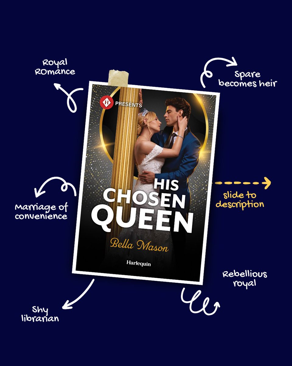 His Chosen Queen releases in May. Spare,  Vasili, must take the crown after a tragedy and must marry. Enter Helia, the quiet palace librarian.

I can't wait wait for you guys to meet these two!

#Romance #romancebooks #royalromance #librarian #Spare