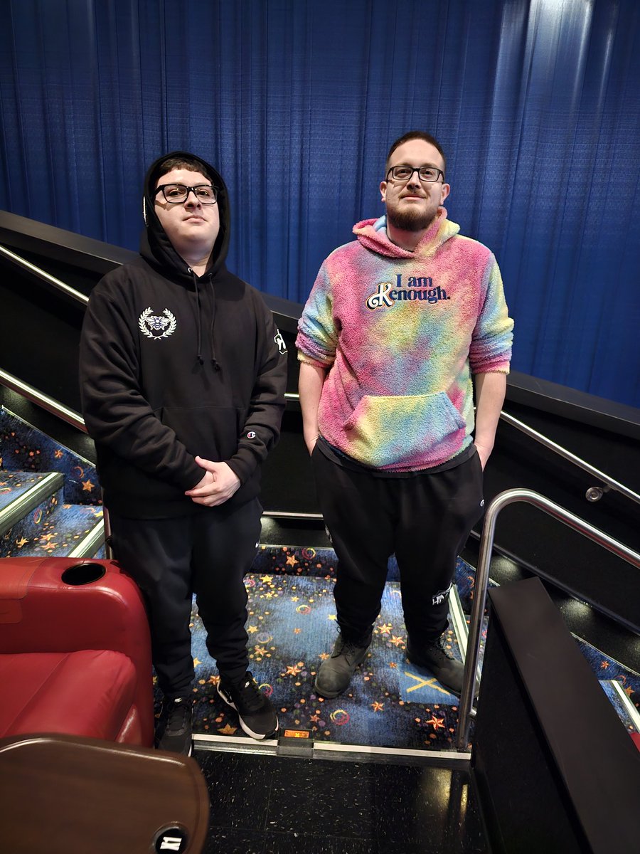 @SavinTheBees @SavinTheBees, Yo I ran into another Hive member (@Mrbubbles919 ) at the movies and whats crazy is we sat next to each other too! I first noticed the Hoodie. That shit was awesome, it was an honor bro! 🫡🐝