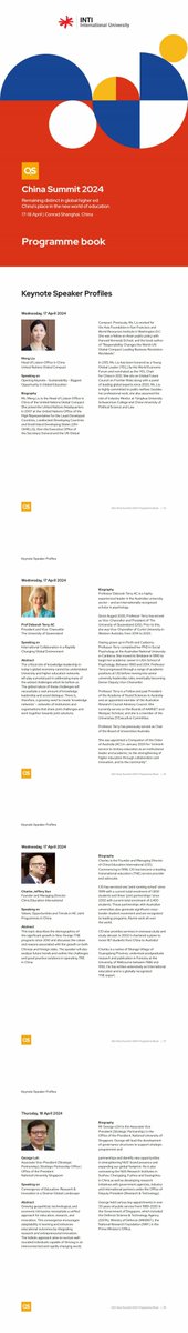 I am humbled and honored to be the opening keynote speaker at the #QSChinaSummit in Shanghai on this Wednesday. The topic is about #highereducation and #sustainability in #China. Together, we can advance SDG4 through implementing responsible eduation principles @PRMESecretariat