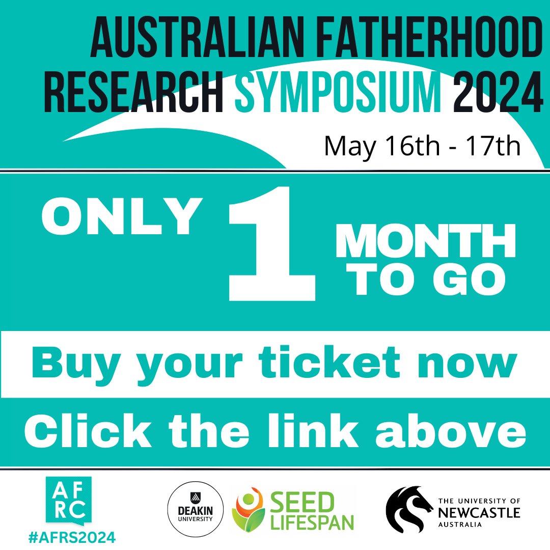 The AFRS starts in just one month. Keynote speaker Dr Milton Kotelchuck will share his research on engaged fatherhood and lived experience panellists will discuss their involvement with services in our keynote panel. Make sure to register to attend: lnkd.in/gvaap6Vn