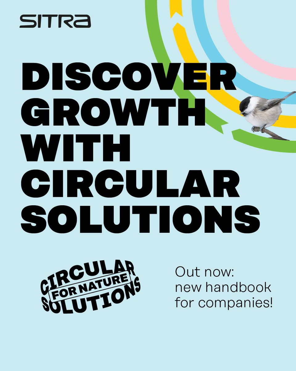 ✨Out now: Circular Solutions for Nature - New Handbook for Businesses!✨ Unveiled at #WCEF2024 in Brussels, this guide helps your company discover growth and combat biodiversity loss with circular solutions. Start today! 👇 sitra.fi/en/publication… #CircularSolutions