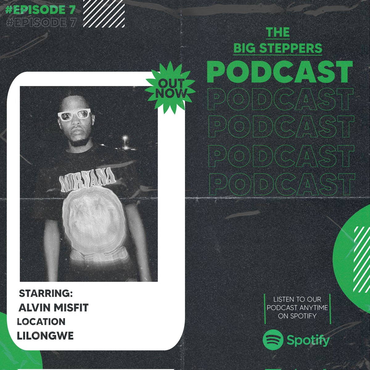 Despite being a WhatsApp PODCAST we managed to chat with Big artists and creatives who appreciated what we are doing and can't thank these people enough. Spotify link below. linktr.ee/bigstepperspod… More Episodes will be uploaded as time goes..madolo nde alipo ambili.