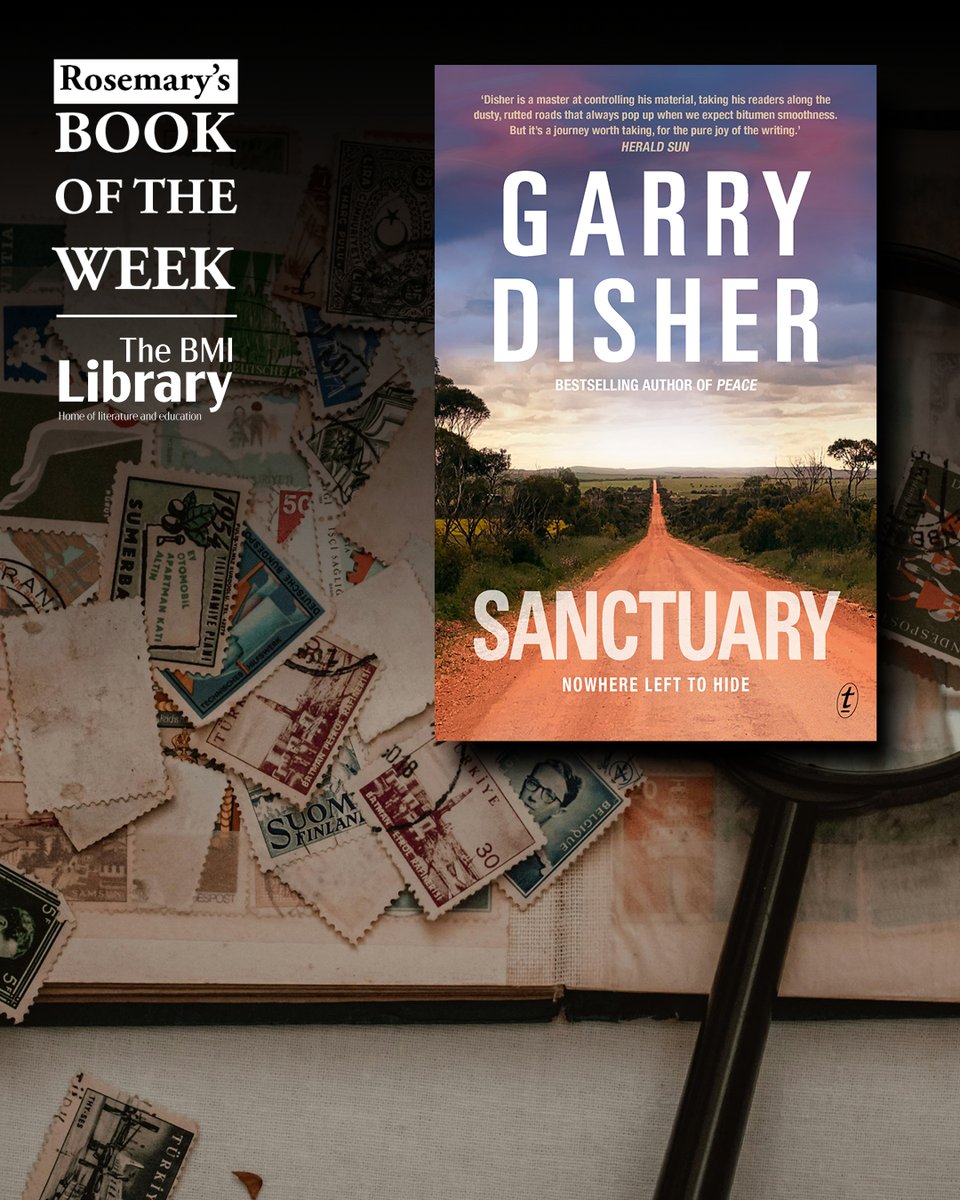 Rosemary's Book of the Week Sanctuary by Garry Disher - author Reserve your copy now - Go to our Library Webpage: ballaratmi.org.au/library Don't miss Garry in Conversation ballaratmi.org.au/event/in-conve… #meettheauthor #talks #library #newreleases #GoodReads #AuthorTalks