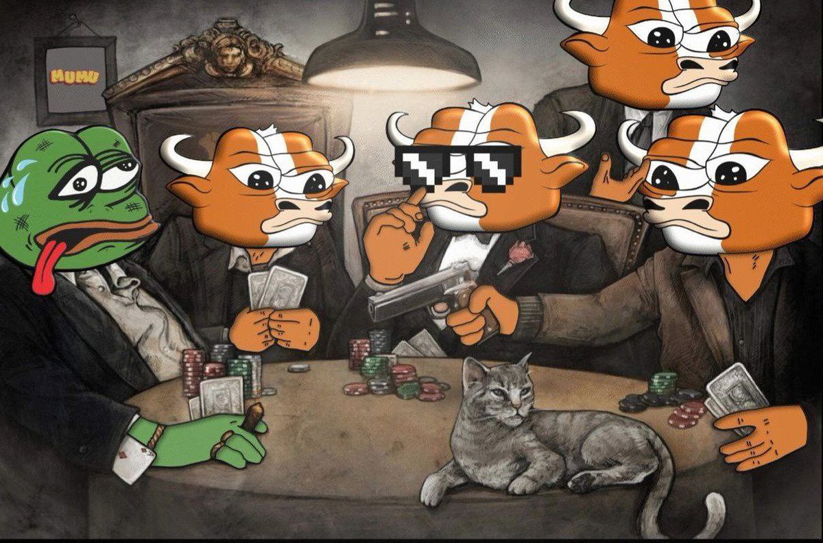 Zeusofcryltu's tweet photo. $MUMU on Sol $17m Mcap

$MUMU on Eth $9m Mcap

$MUMU on base? Do the math. We are coming. https://t.co/11cuGiGk9a