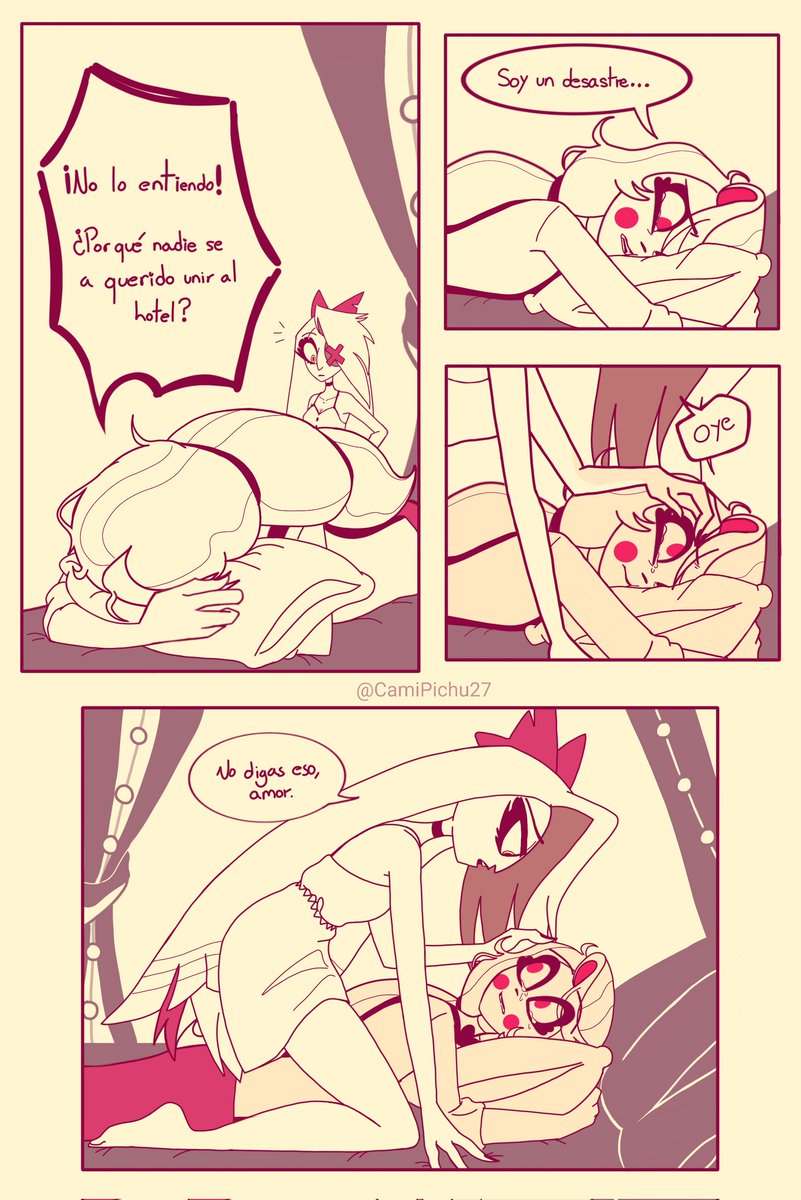 CamiPichu27's tweet photo. Viva el amor homosexual

#HazbinHotelFanart #chaggie https://t.co/6BYsIip3jI