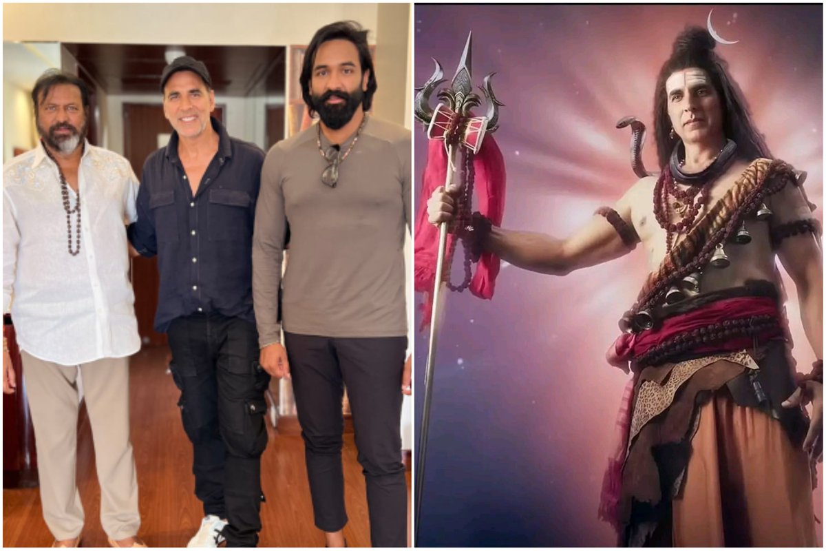 Big Breaking :  Superstar #AkshayKumar  is all set for his Telugu debut and will appear in a cameo with #VishnuManchu's #Kannappa which includes stars like #Prabhas and #Mohanlal
Akki Is Likely To Play A Character Of Lord #Mahadev As Among All The Cameos he fits for the role🔥.