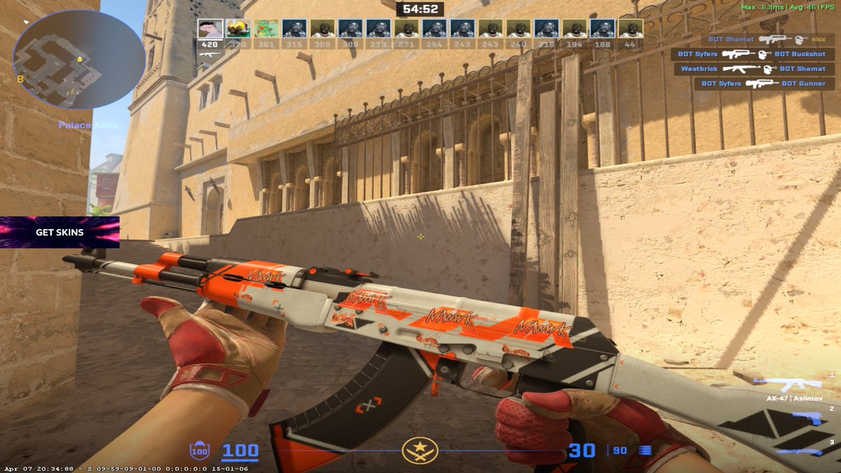 Bituin_cs's tweet image. anyone else likes the ak asiimov