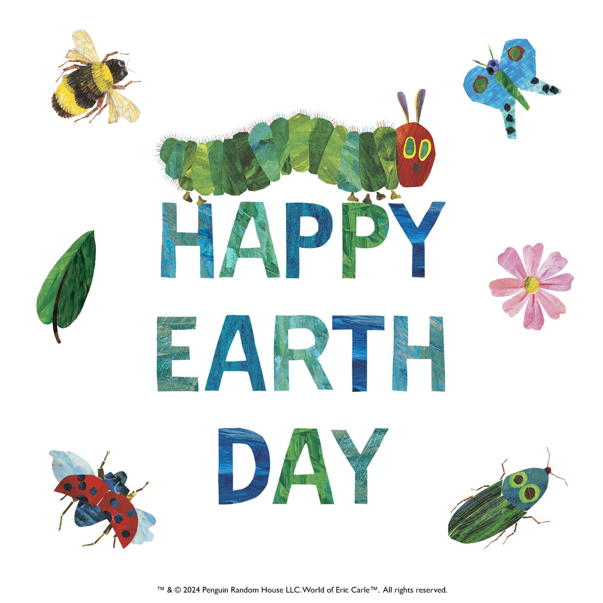 本日4月22日は「#アースデイ（Earth Day）」です。

#エリックカール #エリックカールの世界 #はらぺこあおむし #ericcarle #EarthDay

™ & © 2024 Penguin Random House LLC. All rights reserved.