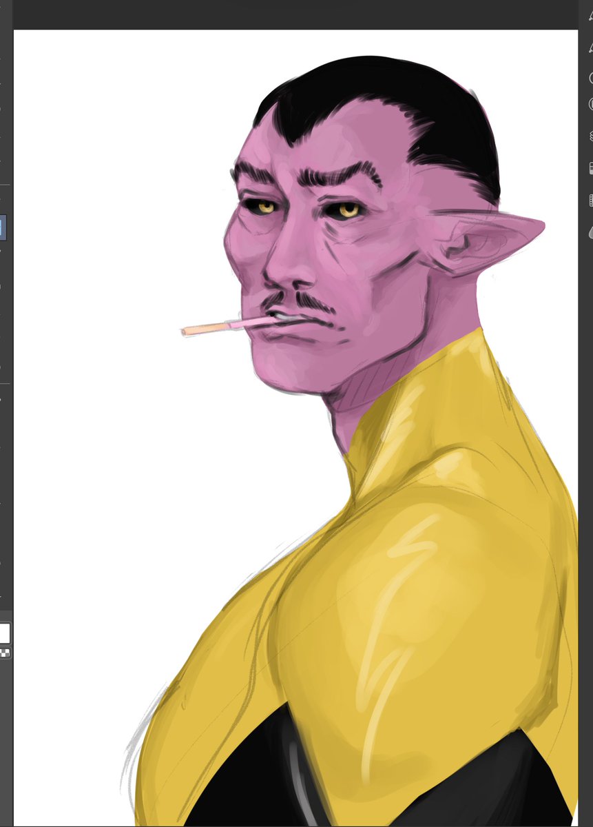 Strawberry pocky flavored old man (its more sinestro)